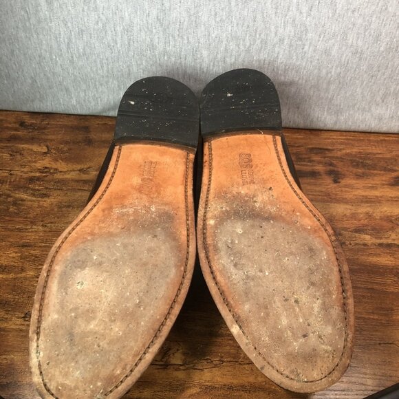 SAS Mens Size 13 M Burgundy Kiltie Tassel Leather Loafer Slip‎ On Dress Shoes - Picture 10 of 10